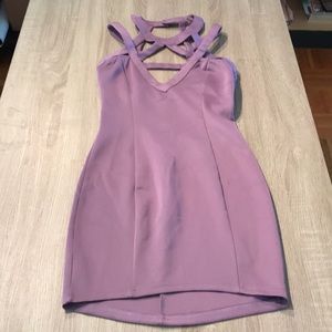 gorgeous lilac dress